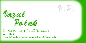 vazul polak business card